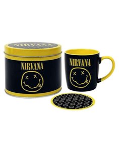 Nirvana (smiley) Mug Tin Set