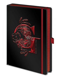 Harry Potter (gryffindor Foil) A5 Premium Notebook