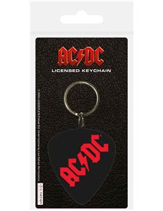 Ac/dc (plectrum) Rubber Keychain