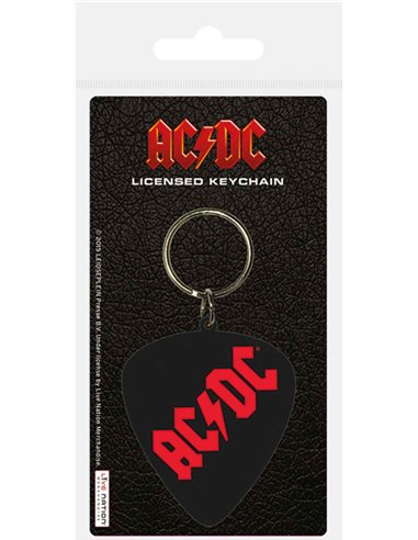 Ac/dc (plectrum) Rubber Keychain