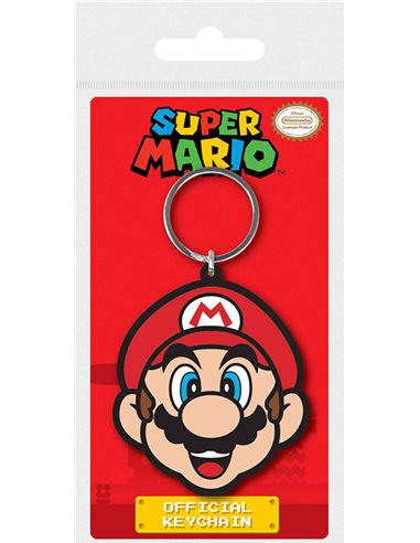 Super Mario (mario) Rubber Keychain