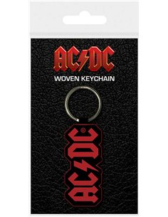 As/dc (logo) Woven Keychain