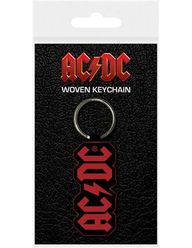 As/dc (logo) Woven Keychain