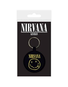 Nirvana (smiley) Woven Keychain