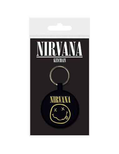 Nirvana (smiley) Woven Keychain