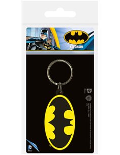 Dc (batman Symbol) Rubber Keychain