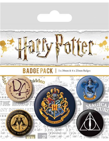 Harry Potter (hogwarts) Badge Pack