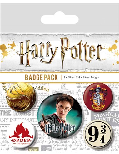 Harry Potter (gryffindor) Badge Pack