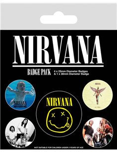 Nirvana (iconic) Badge Pack