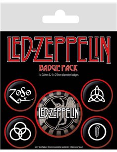 Led Zeppelin (symbols) Badge Pack