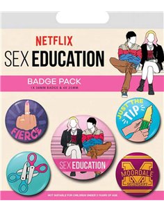 Sex Education (rude) Badge Pack