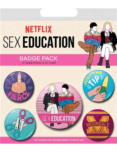 Sex Education (rude) Badge Pack