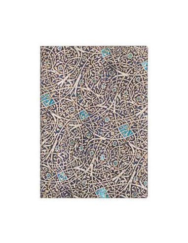 Granada Turquoise Unlined Midi Softcover Notebook