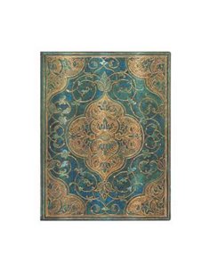 Turquoise Chronicles Unlined Ultra Softcover Notebook