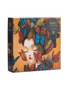Madame Butterfly Esprit De Lacombe 1000 Pieces Jugsaw Puzzle