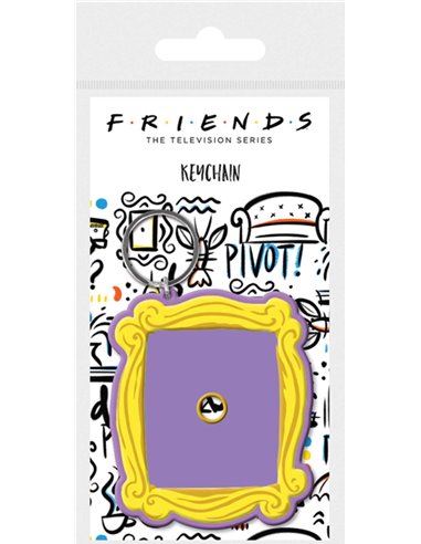 Friends (frame) Rubber Keychain