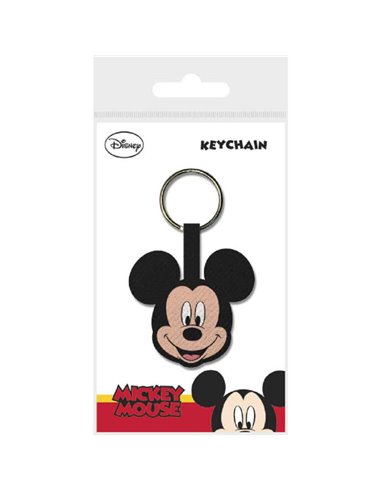 Mickey Mouse (face) Woven Keychain