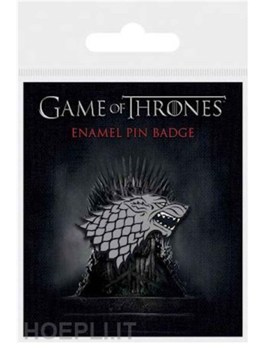 Game Of Thrones (stark) Emanel Pin Badge